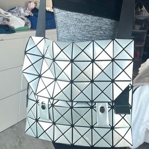 Silver Lucent Shoulder Bag